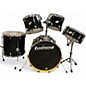 Used Ludwig 5 Piece Accent CS Black Drum Kit thumbnail