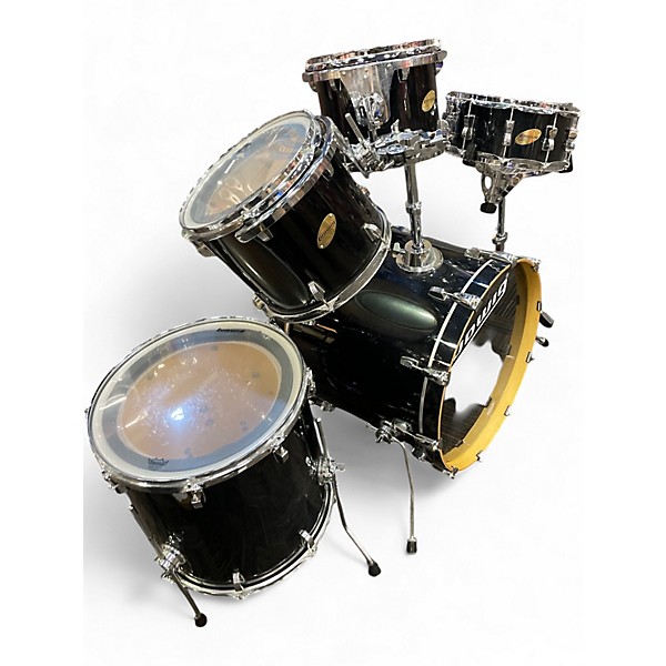 Used Ludwig 5 Piece Accent CS Black Drum Kit
