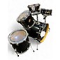 Used Ludwig 5 Piece Accent CS Black Drum Kit