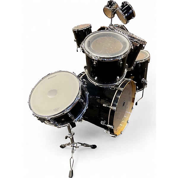 Used Ludwig 5 Piece Accent CS Black Drum Kit