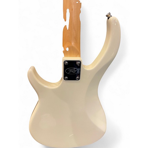 Used Peavey MILESTONE Olympic White Electric Bass Guitar
