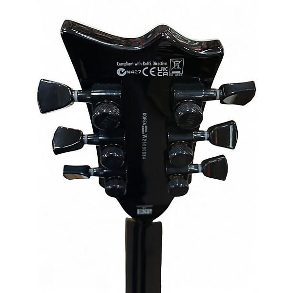 Used ESP LTD EC1000S Ebony Solid Body Electric Guitar