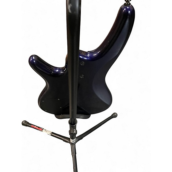 Used Ibanez SR405 5 String Blue Electric Bass Guitar