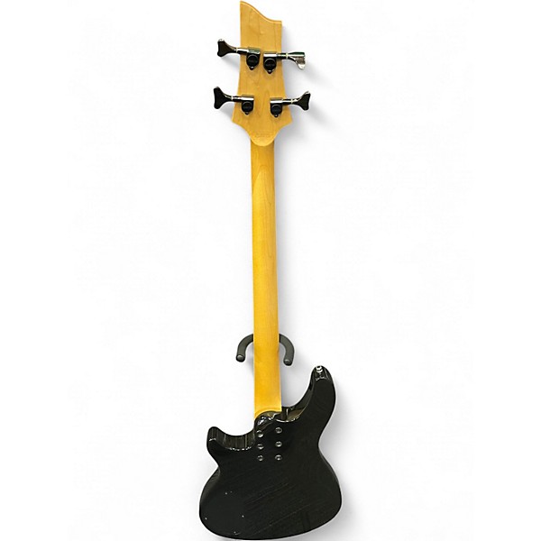 Used Schecter Guitar Research c-4 sgr Black Electric Bass Guitar