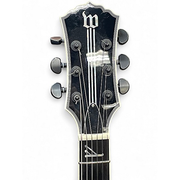 Used Wylde Audio NOMAD RED AND BLACK STRIPE Solid Body Electric Guitar