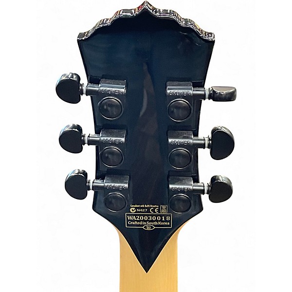 Used Wylde Audio NOMAD RED AND BLACK STRIPE Solid Body Electric Guitar