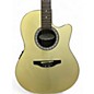 Used Ovation CK057 Celebrity Metallic Gold Acoustic Electric Guitar
