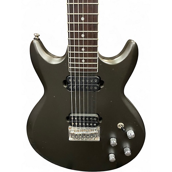 Used Ibanez ax7221 Pewter Solid Body Electric Guitar