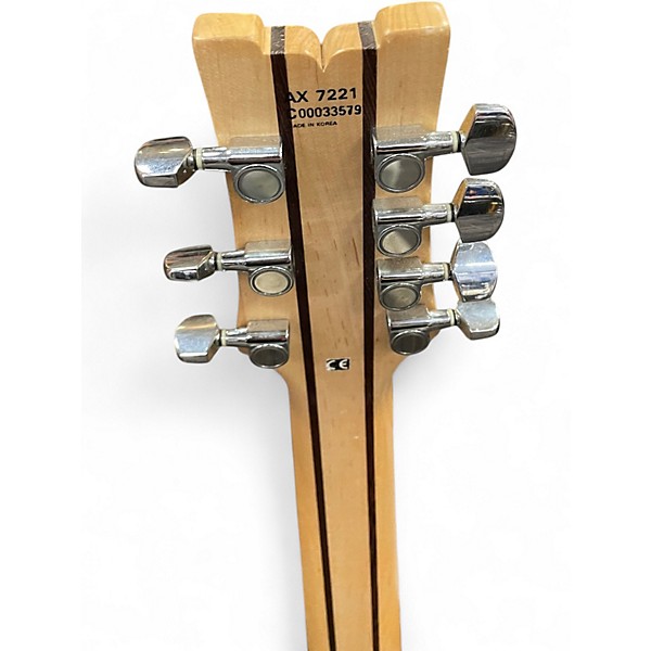 Used Ibanez ax7221 Pewter Solid Body Electric Guitar