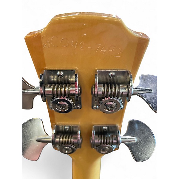 Vintage 1970s Yamaha SA-75 Natural Electric Bass Guitar