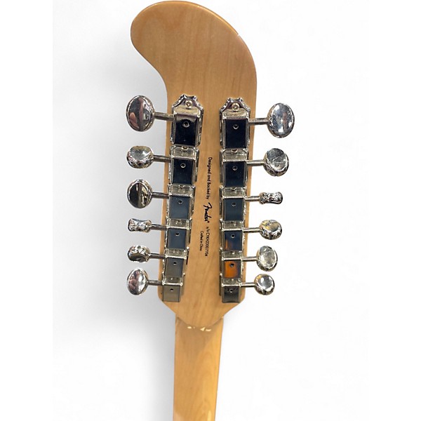 Used Squier Paranormal Jazzmaster XII 12 String Olympic White Solid Body Electric Guitar