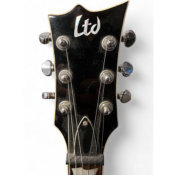 Used ESP LTD EC401VF Amber Burst Solid Body Electric Guitar