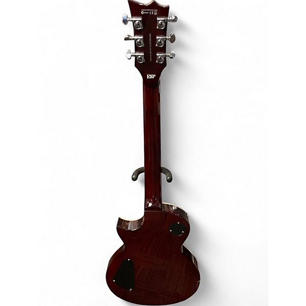 Used ESP LTD EC401VF Amber Burst Solid Body Electric Guitar