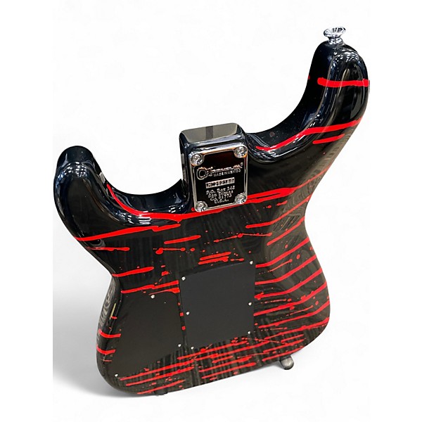 Used Charvel Warren DeMartini Signature Pro-Mod Blood and Skull Solid Body Electric Guitar
