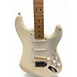 Used Bradley Strat Style Electric Guitar Classic White Solid Body Electric Guitar