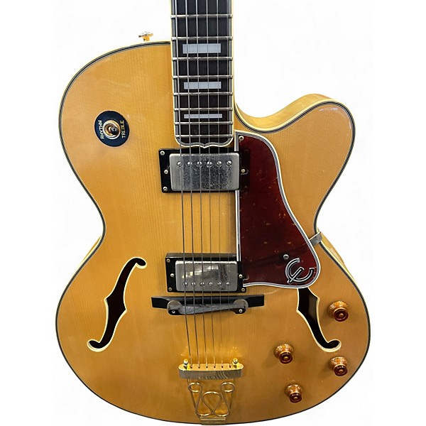 Used Epiphone Joe Pass Emperor Natural Hollow Body Electric Guitar