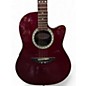 Used Ovation CK057 Ruby Acoustic Electric Guitar