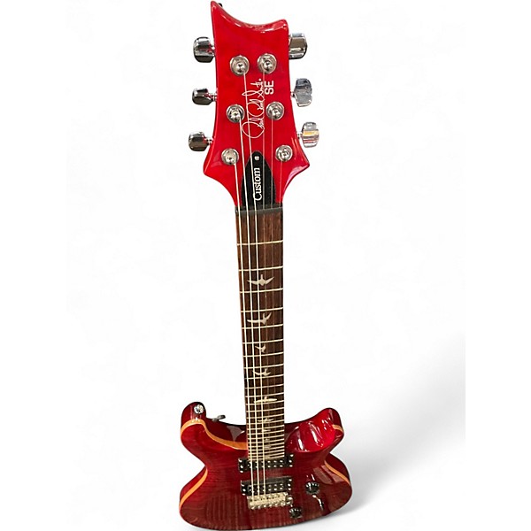 Used PRS SE Custom 24 Candy Apple Red Solid Body Electric Guitar