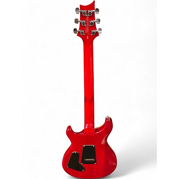 Used PRS SE Custom 24 Candy Apple Red Solid Body Electric Guitar