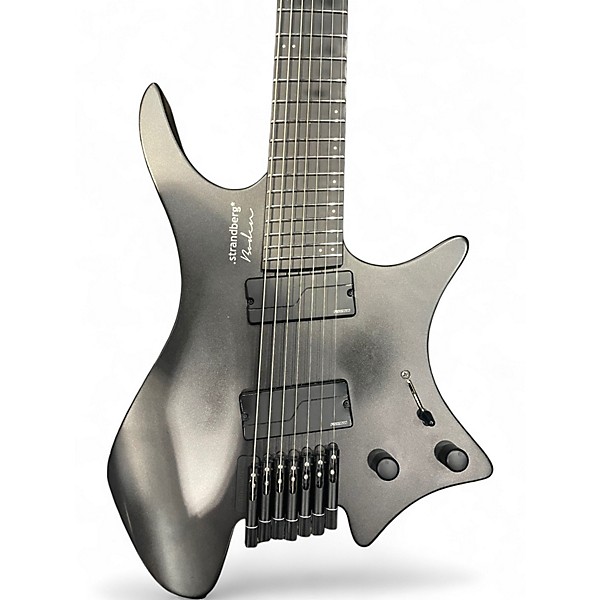 Used 2021 strandberg Boden Metal 7 Black Solid Body Electric Guitar
