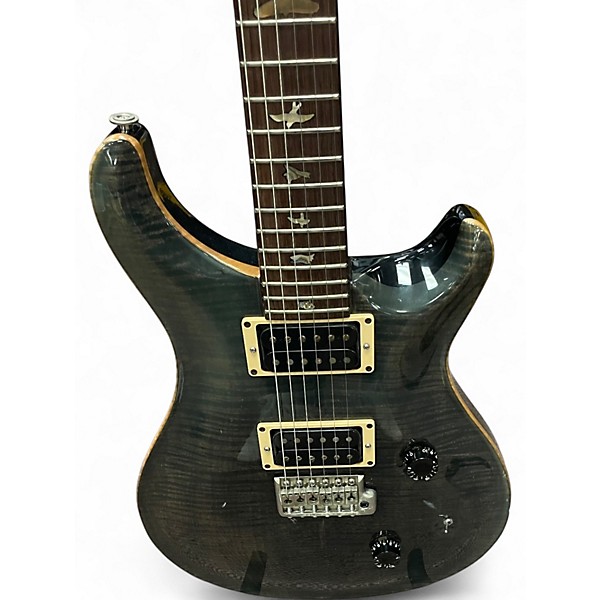 Used PRS Custom 24 grey black Solid Body Electric Guitar