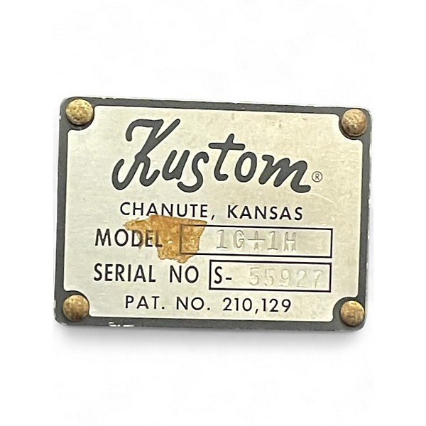 Vintage 1970s Kustom K150 1G+1H CAB Bass Combo Amp