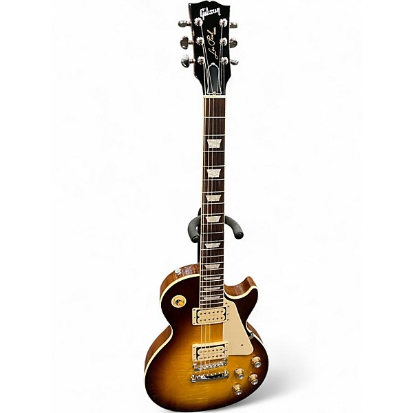 Used Gibson 60's Les Paul Double Trouble Vintage Tobacco Sunburst Solid Body Electric Guitar