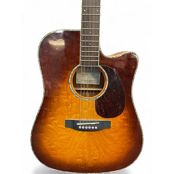 Used Takamine EG333C 2 Tone Sunburst Acoustic Electric Guitar