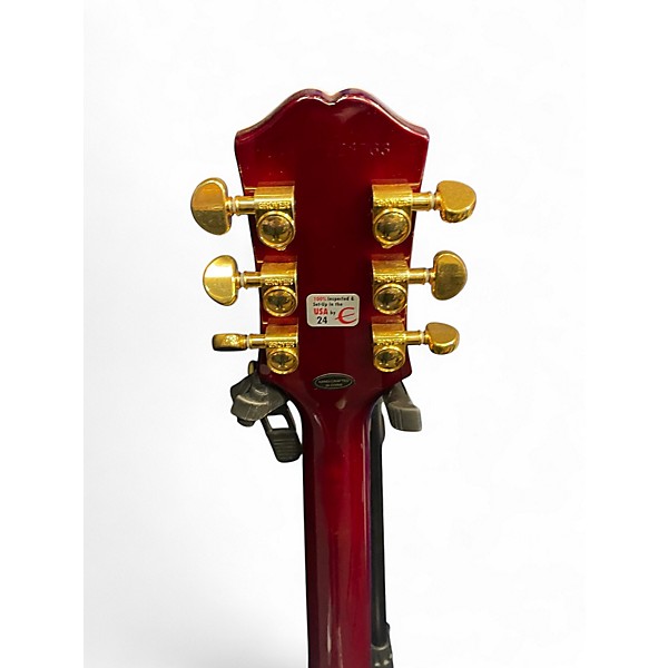 Used 2020s Epiphone ALEX LIFESON AXCESS Candy Apple Red Solid Body Electric Guitar