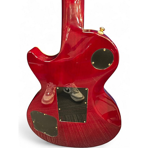 Used 2020s Epiphone ALEX LIFESON AXCESS Candy Apple Red Solid Body Electric Guitar