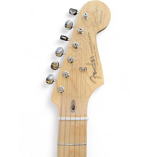 Used Fender Artist Series Eric Clapton Stratocaster Black Solid Body Electric Guitar