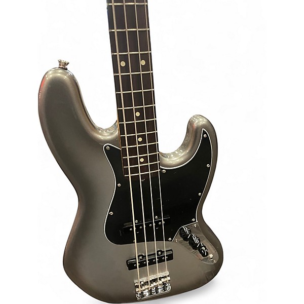 Used Fender American Professional II Jazz Bass Metallic Gray Electric Bass Guitar