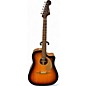 Used Fender Redondo Player 3 Color Sunburst Acoustic Electric Guitar thumbnail