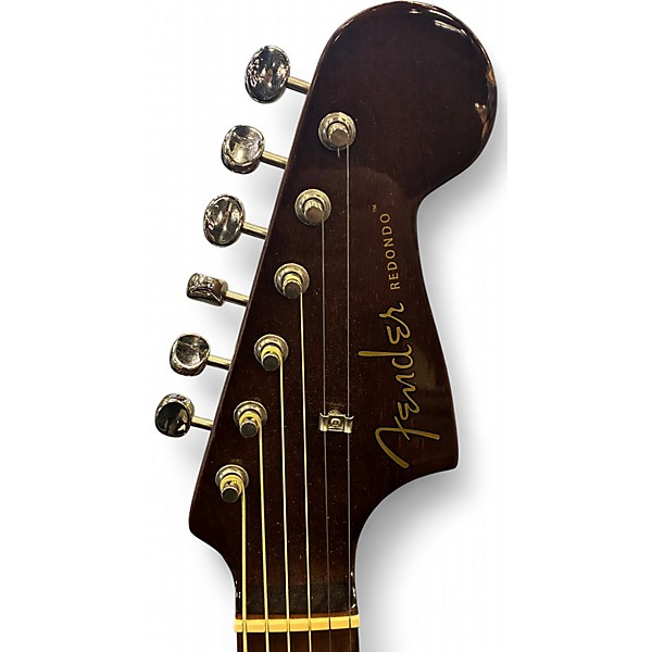 Used Fender Redondo Player 3 Color Sunburst Acoustic Electric Guitar