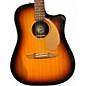 Used Fender Redondo Player 3 Color Sunburst Acoustic Electric Guitar
