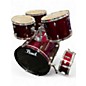 Used Pearl 5 Piece Forum Series  Wine Red Drum Kit thumbnail