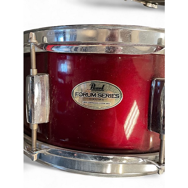 Used Pearl 5 Piece Forum Series  Wine Red Drum Kit