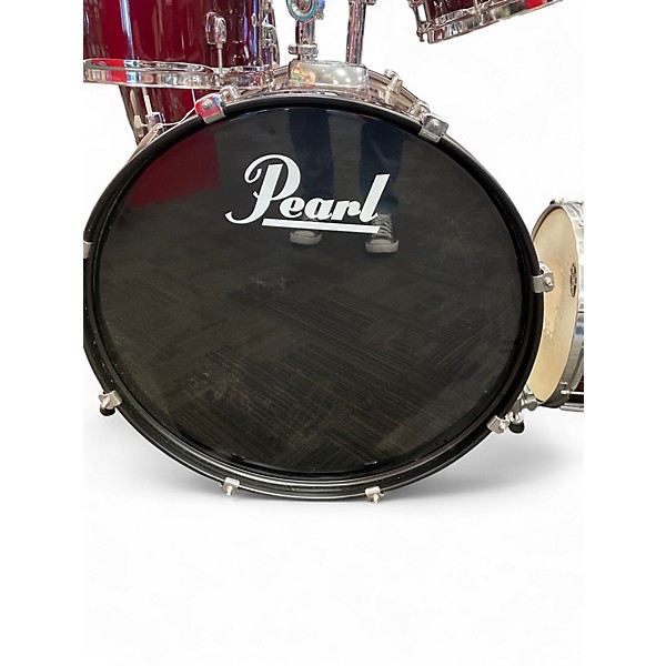 Used Pearl 5 Piece Forum Series  Wine Red Drum Kit