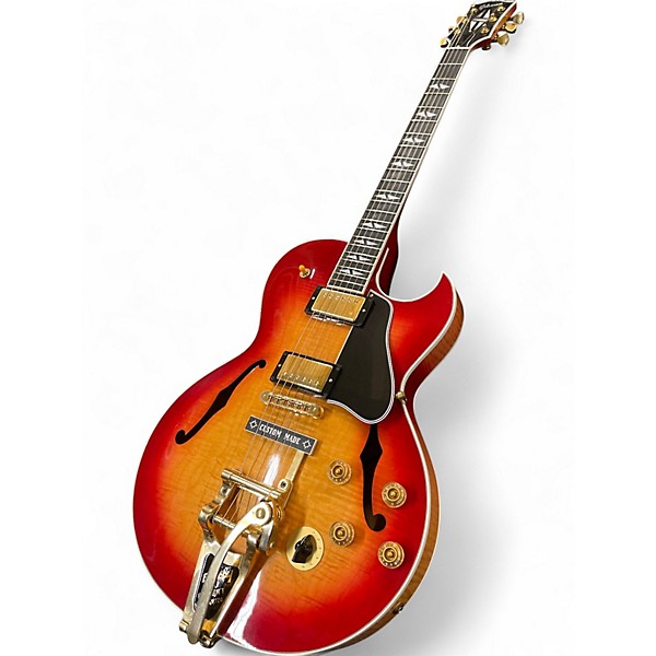 Used Gibson ES137CU Cherry Sunburst Hollow Body Electric Guitar