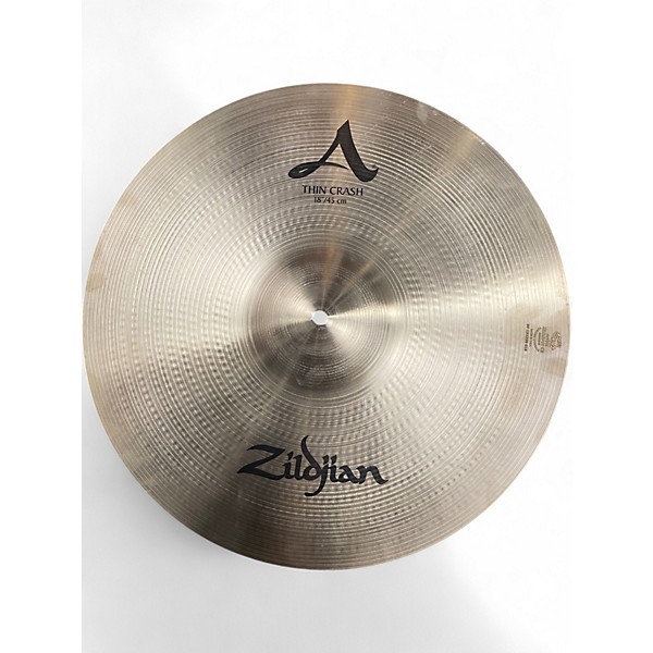 Used Zildjian 18in A Series Thin Crash Cymbal