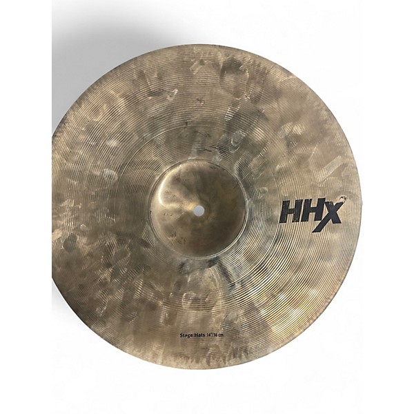 Used SABIAN 14in HHX Stage Hi Hat Pair Cymbal