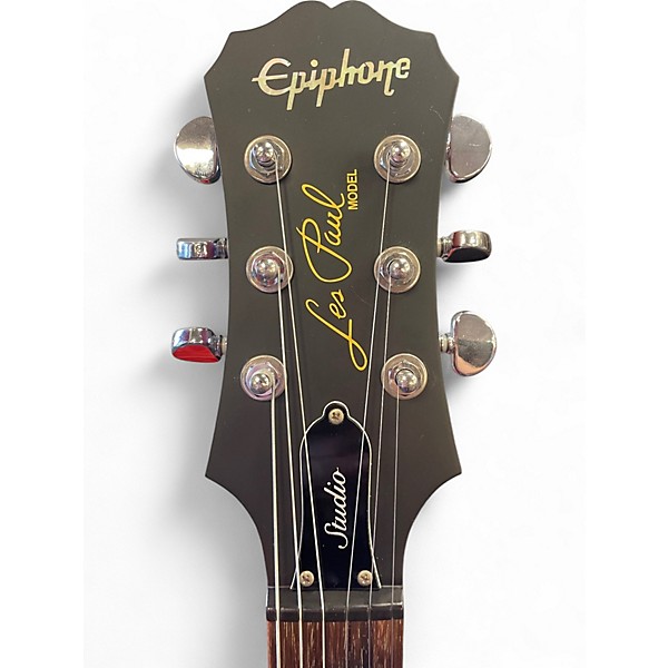 Used Epiphone Les Paul Studio Burgundy Solid Body Electric Guitar