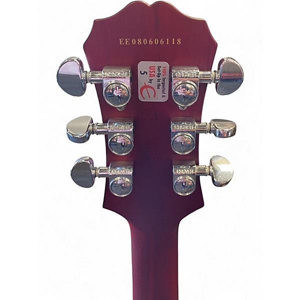 Used Epiphone Les Paul Studio Burgundy Solid Body Electric Guitar