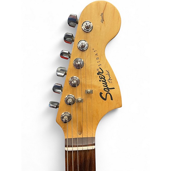 Used Squier Stratocaster HSS Candy Apple Red Metallic Solid Body Electric Guitar