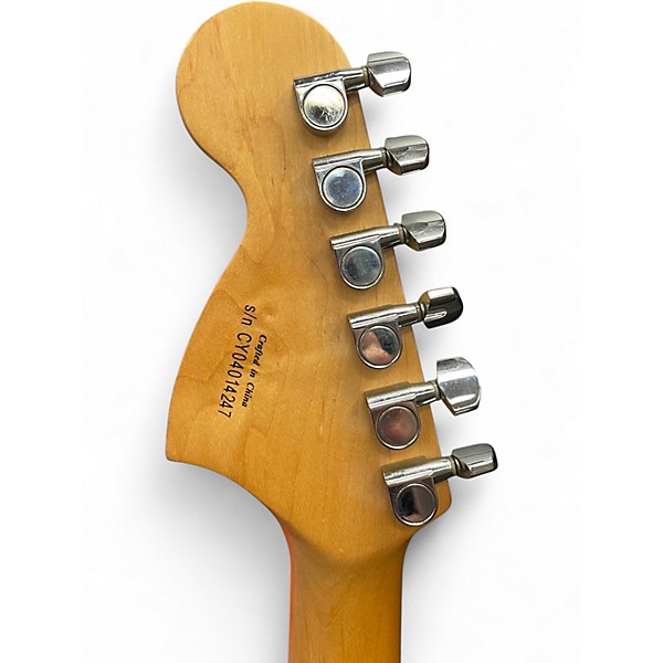 Used Squier Stratocaster HSS Candy Apple Red Metallic Solid Body Electric Guitar