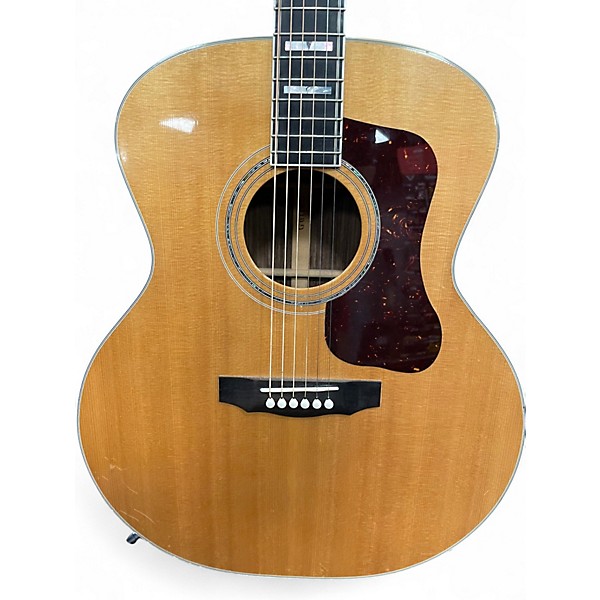 Used Guild F-55E Natural Acoustic Guitar