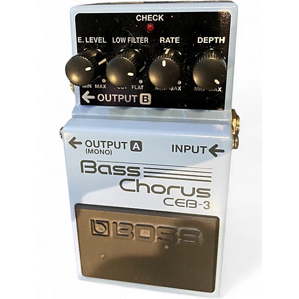 Used BOSS CEB3 Bass Chorus Bass Effect Pedal