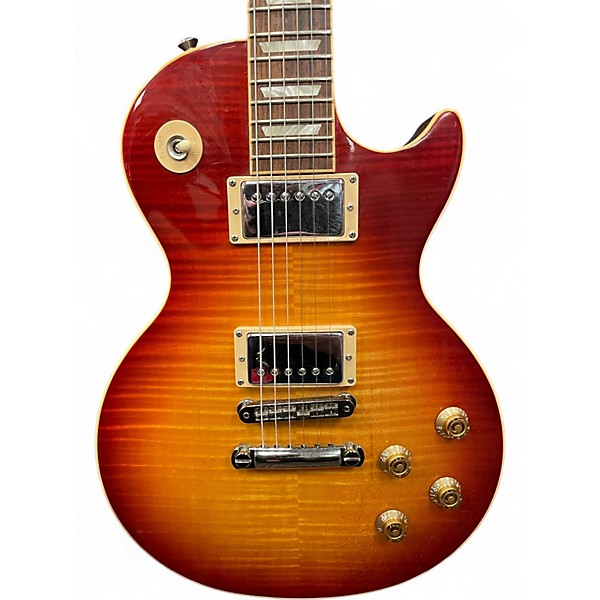 Used Gibson Les Paul Classic Plus Cherry Sunburst Solid Body Electric Guitar