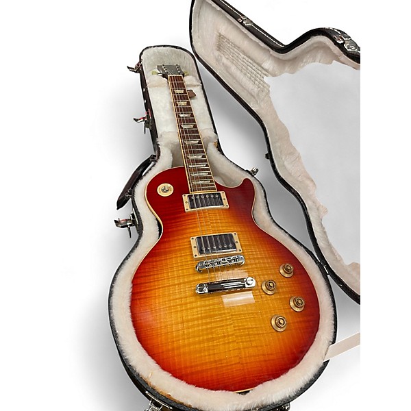 Used Gibson Les Paul Classic Plus Cherry Sunburst Solid Body Electric Guitar