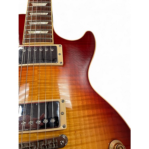Used Gibson Les Paul Classic Plus Cherry Sunburst Solid Body Electric Guitar